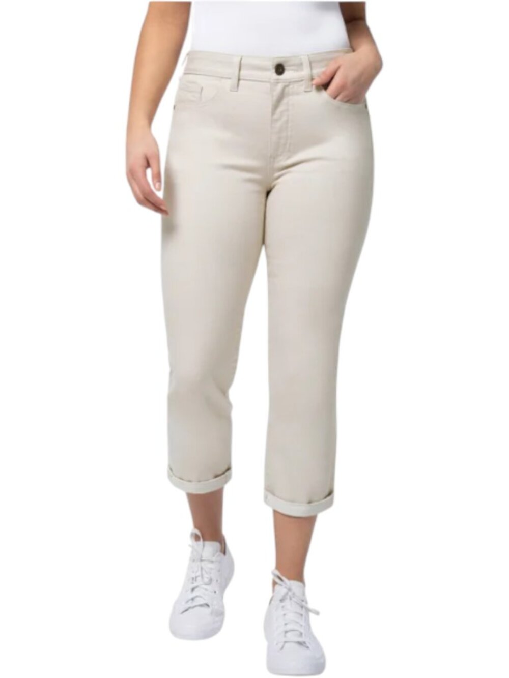 NEW Santana Tummy Control Capris | Beige